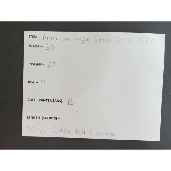 American Eagle Jeans Men's Size 30/32 Slim Next Level Flex Light Wash - Picture 6 of 7